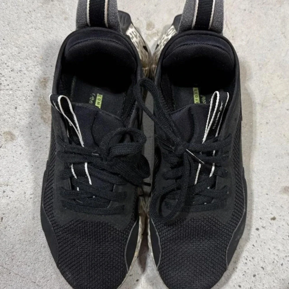 Reebok Comfort Ortholite Running Shoes Women's US 8 Black Leopard Sneakers